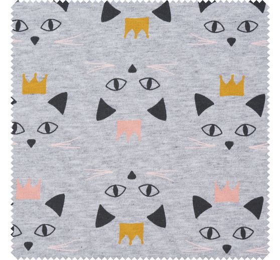 Sweat fabric "King Cat"