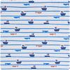 Jersey fabric "Boats and fishes"