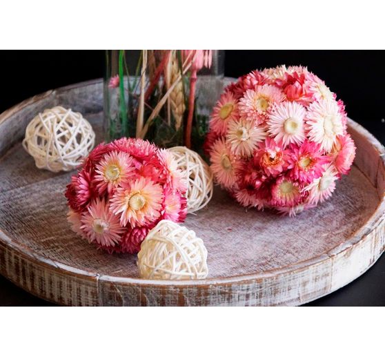 Straw flower heads
