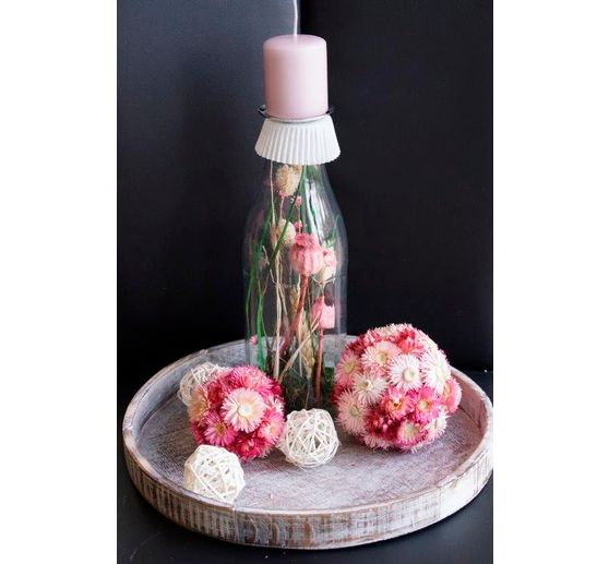 Straw flower heads