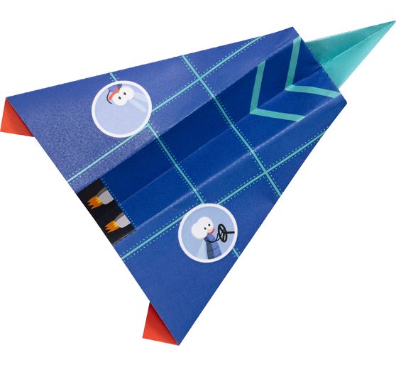 Creatieve box Origami "Vliegtuigen en raketten"