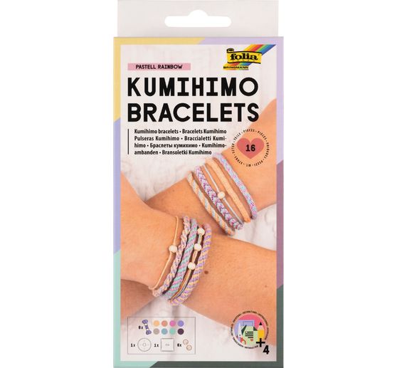 Kumihimo knutselset "Armbanden"