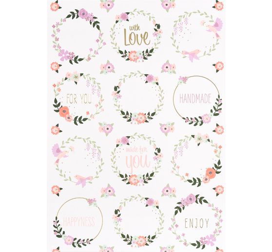 Designpapier blok "Sweet Paper Crush Hotfoil & Glitter"