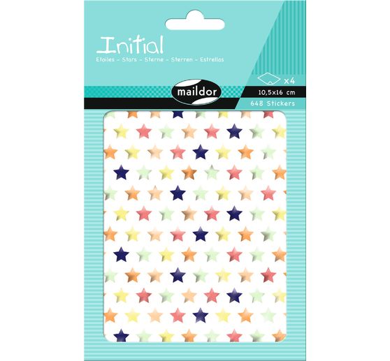 Sticker "Sterren", 648 stuks