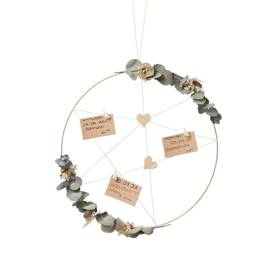 Metalen ring "Cirkel", Goudkleur
