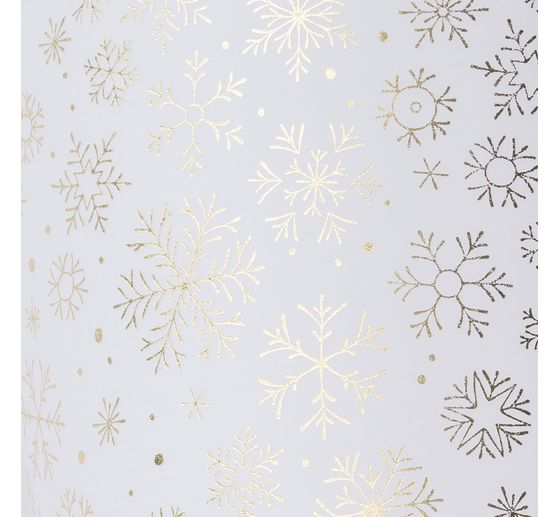 Transparant papier-set "Kerstmis" goud/zilver