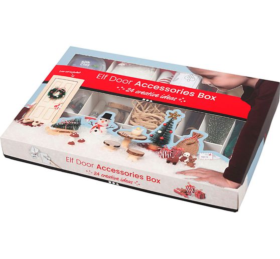 Knutseldoos Secret Santa deur "Kersttaferelen"