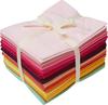 Fabric package Patchy Uni "Pink-Red-Orange-Yellow", 17 cuttings