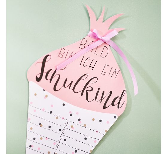 Motif cardboard "Dots pink"