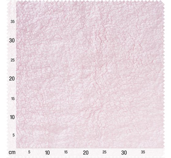 Fleece stof "Lamb Rosé"