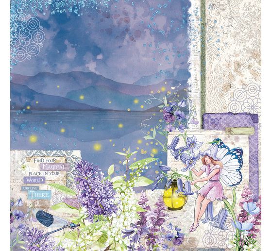 Scrapbook papier "Enchanted Land"