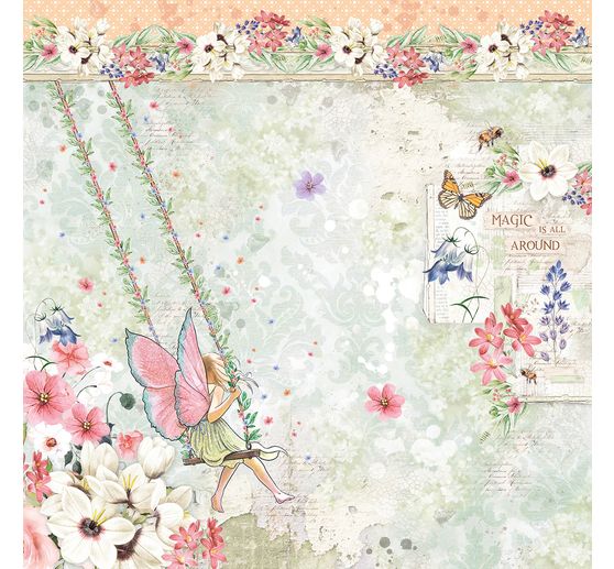 Scrapbook papier "Enchanted Land"