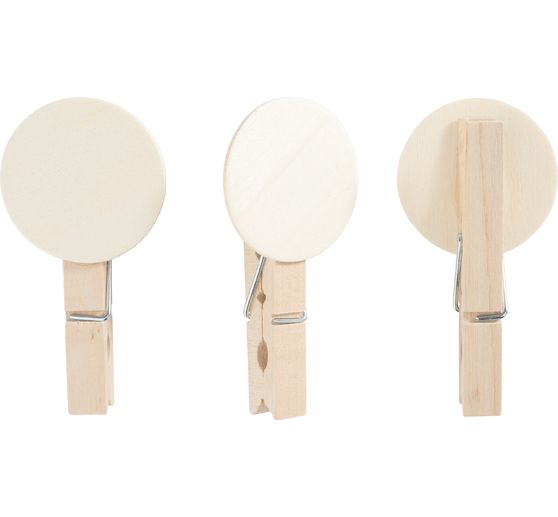 VBS Houten clip "Button round"