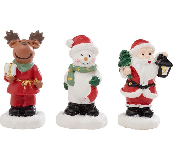 VBS Mini figuren "Kerstman, eland en sneeuwpop"