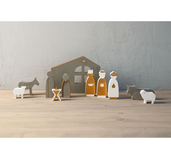 Silicoon gietvorm "Kerststal"