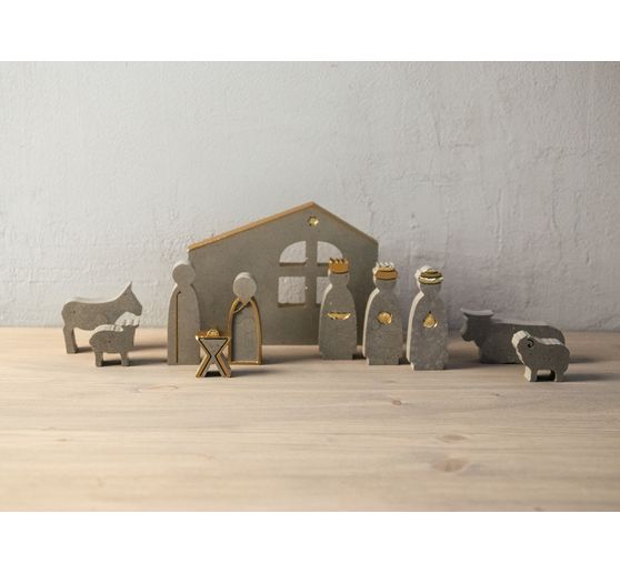 Silicoon gietvorm "Kerststal"