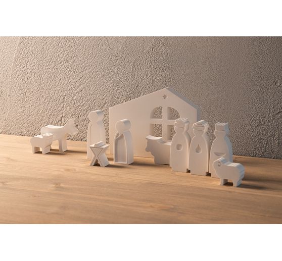 Silicoon gietvorm "Kerststal"