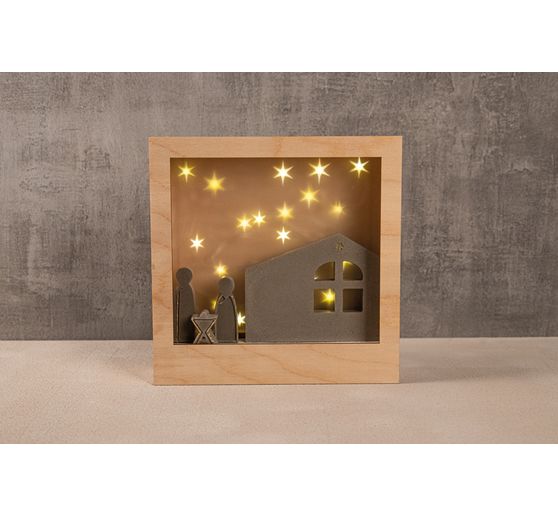 Silicoon gietvorm "Kerststal"