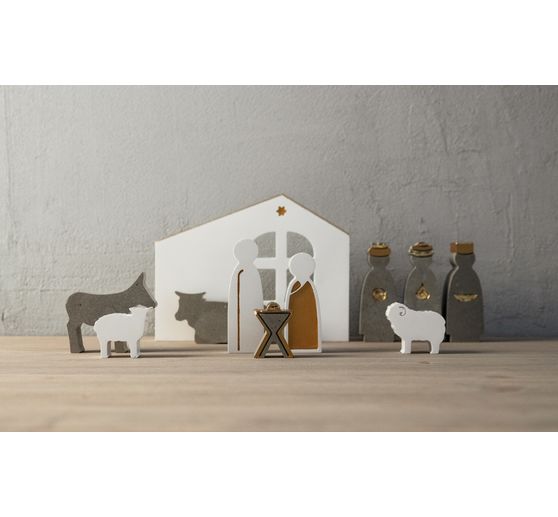 Silicoon gietvorm "Kerststal"