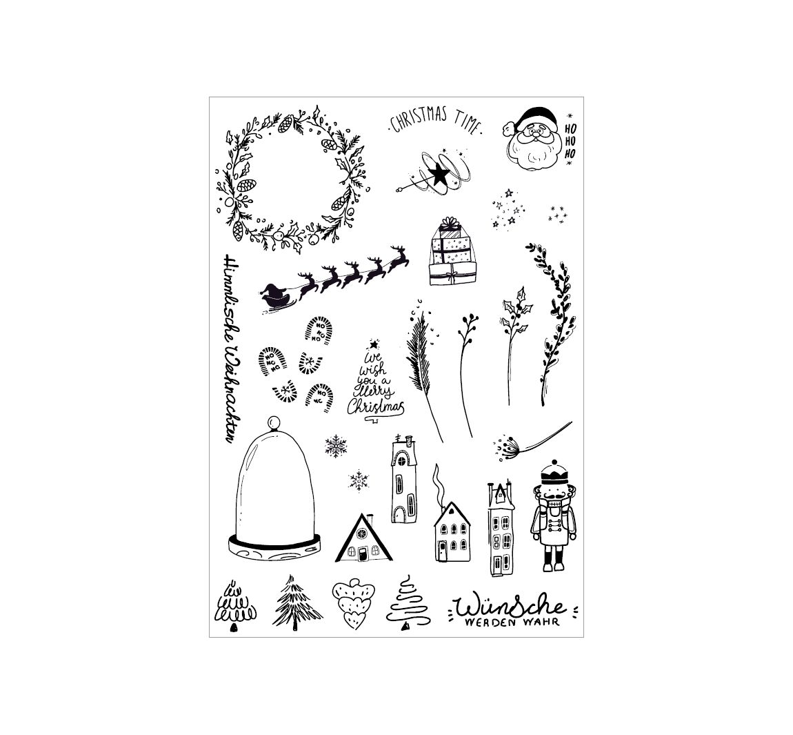 VBS Siliconenstempel "Christmas Time"
