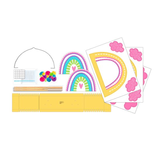 Lantaarn knutselset "Cute Rainbow"