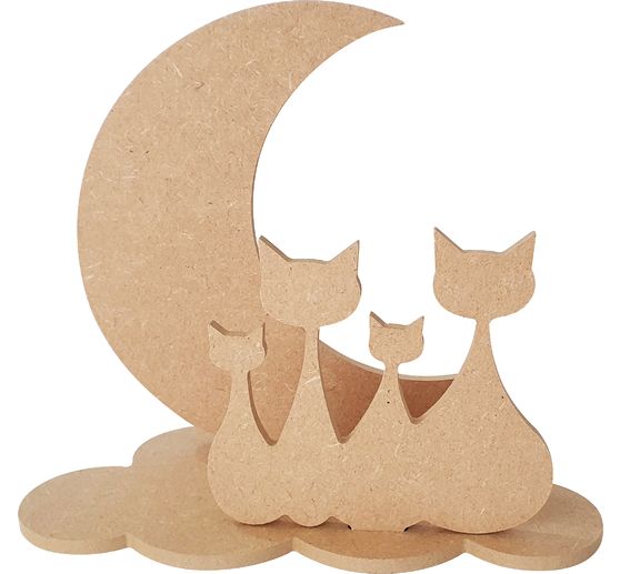 Bouwpakket "Katten in de maan"