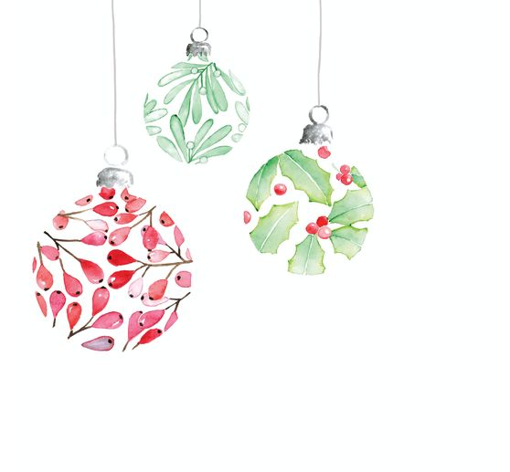 Scrapbook block "XMAS Berries"