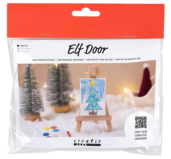 Mini Knutselkit kerstman deur "Kunstenaar"