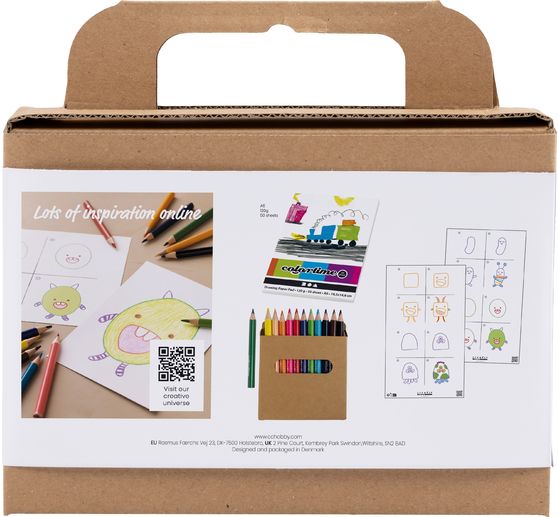 Mini creatieve set tekenen "Monster"