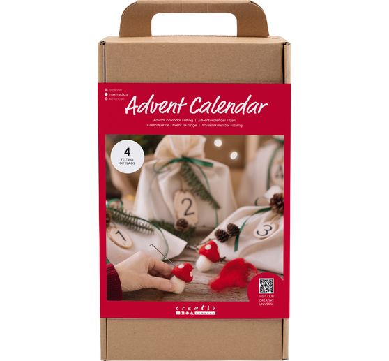 Creatieve set adventskalender "Vilten"