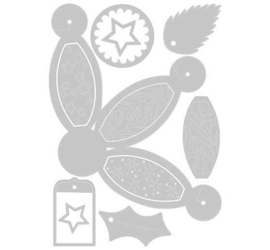Sizzix Thinlits Punching template "3D Lantern"