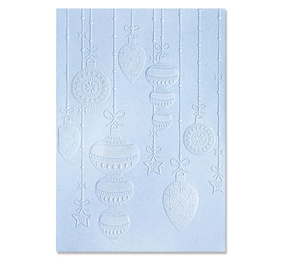 Sizzix 3D Embossing template "Sparkly Ornaments"