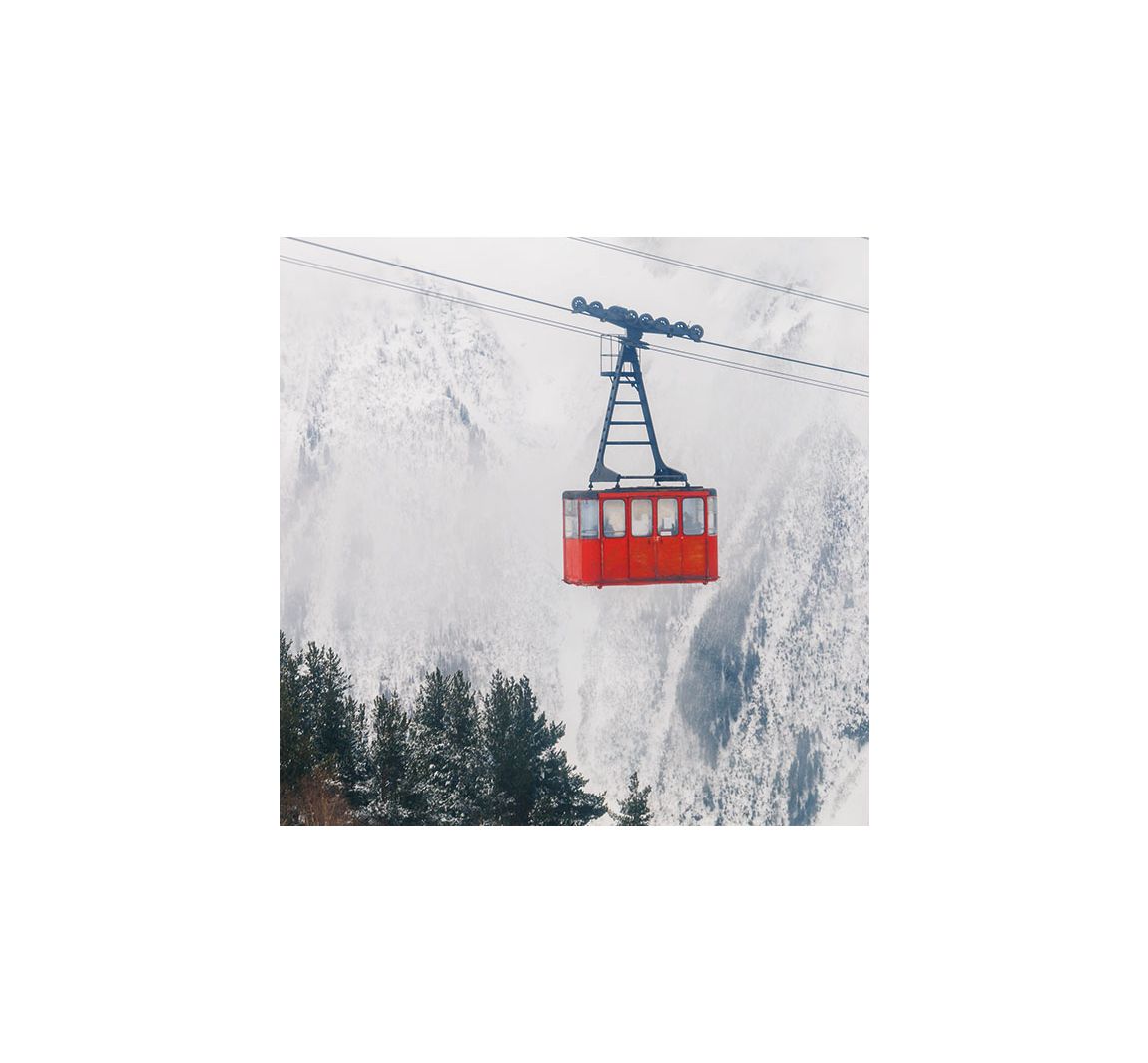 Servet "Ski Gondola"