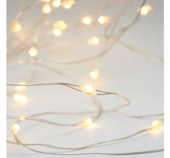 Micro LED snoer lampjes, 5 strengen, met timer