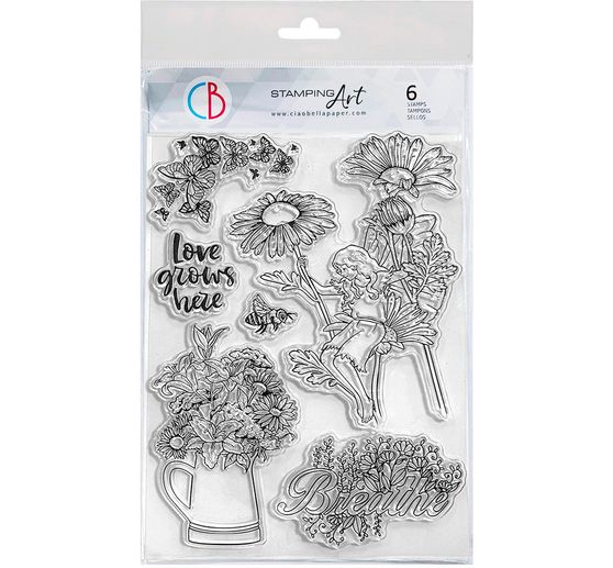 Siliconenstempel "Enchanted Land", Flower Fairy