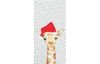 Papieren zakdoeken "Giraffe Santa"