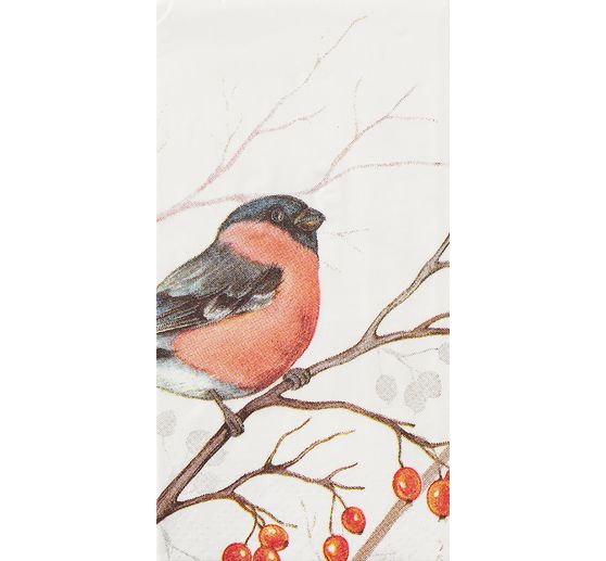 Paper handkerchiefs "Bird in winter"