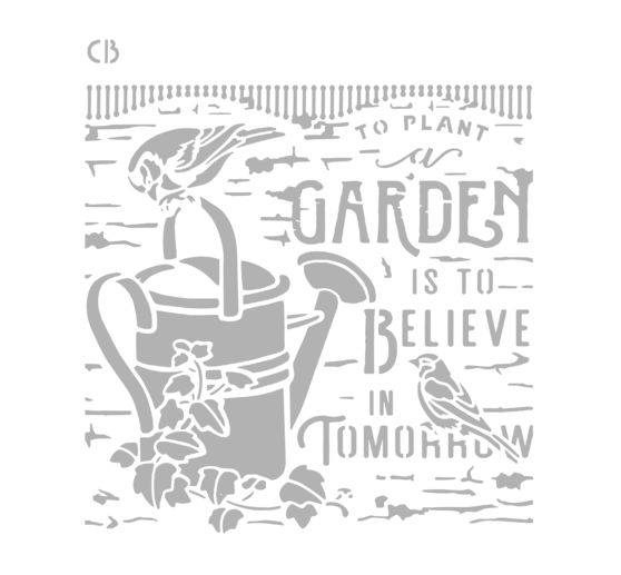 Sjabloon "Gardentime"