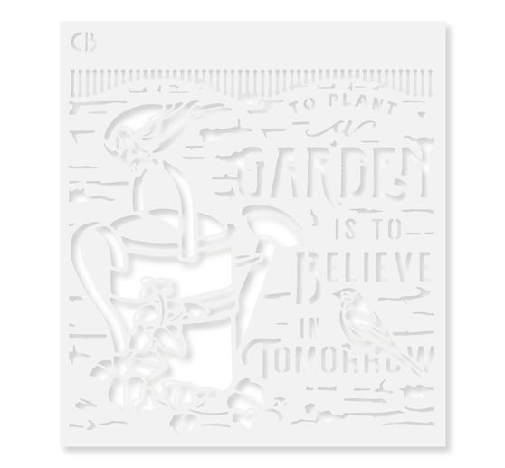 Sjabloon "Gardentime"