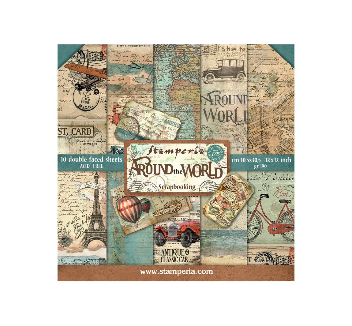 Scrapbook blok "Around the World"