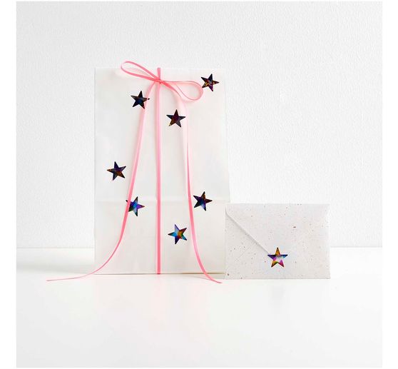 Regenboogsticker "Sterren"