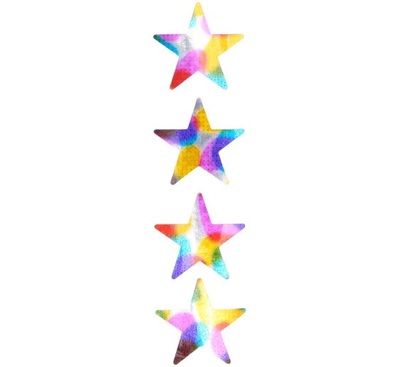 Regenboogsticker "Sterren"