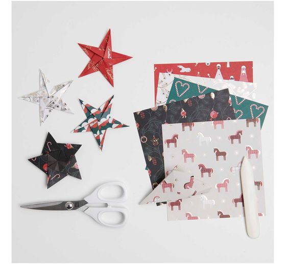 Folding paper "Christmas Rocks!", assorted