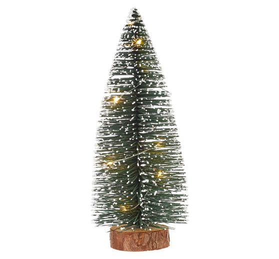 Miniature fir tree with LED lighting, 20 cm