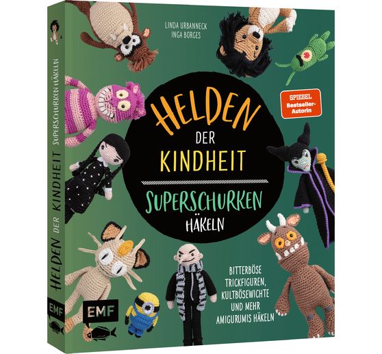 Book "Helden der Kindheit - Das Häkelbuch der Superschurken"