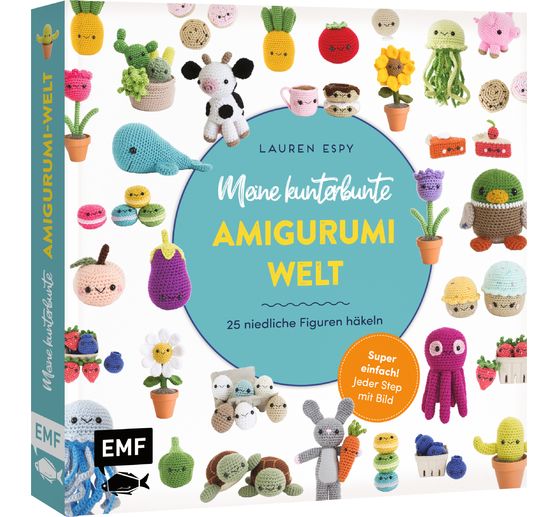 Boek "Meine kunterbunte Amigurumi-Welt - super einfach 25 niedliche Figuren häkeln"