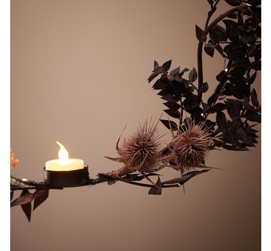 VBS LED tea lights, 4 pcs., with timer