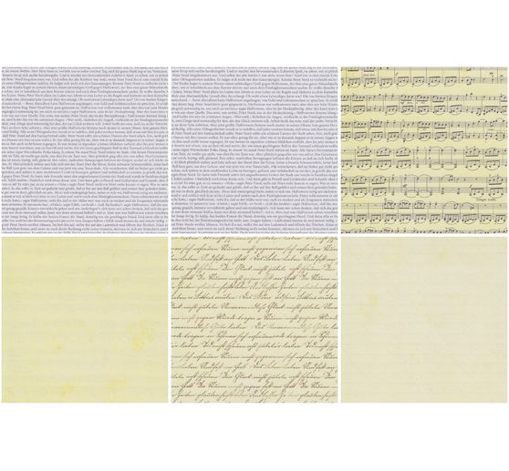 Folding paper "Text and notes"