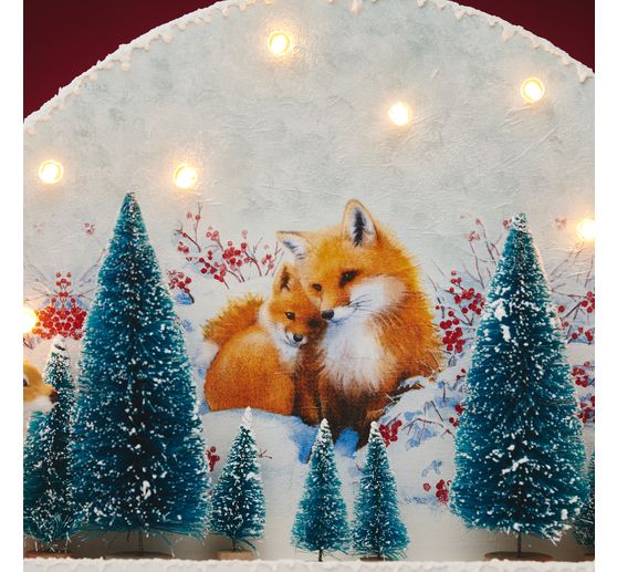 Napkin "Fox family"