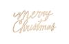 Wooden lettering "Merry Christmas"